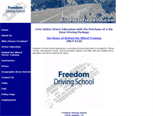 Tablet Screenshot of drivewithfreedom.com